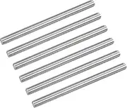 uxcell Fully Threaded Rod M10 x 140mm 1.5mm Thread Pitch 304 Stainless Steel Right Hand Threaded Rods Bar Studs 6 Pack