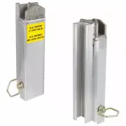Pair of 16"H Aluminum Step Deck Load Leveler Stake Pockets LL-STAKES-16
