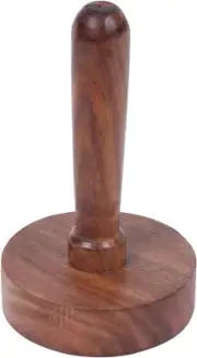 Wooden Potato Masher with Handle - Bean, Meat, Garlic Smasher and Crusher - Smoo