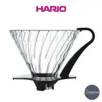 在飛比找蝦皮商城優惠-HARIO V60黑色01玻璃濾杯 手沖濾杯 耐熱玻璃 VD