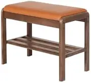 Footstool Foot Stool Home Entrance Shoe Changing Bench Household Entrance Shoe Cabinet Bench Solid Wood Can Sit and Wear Shoes Bench (B) (B One Size)