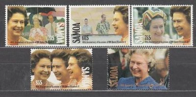 Samoa - Correo Yvert 742/6 ** Mnh