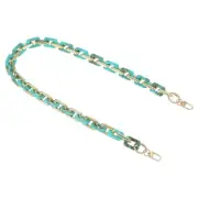 Purse Chain Strap, 31.5 Inch Acrylic Strap Replacement for Handbag, Green