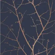 Graham + Brown Removable Wallpaper Rolls 20.5"W Boreas Strippable in Midnight