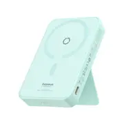 Baseus MagPro Magnetic Bracket Wireless Fast-Charging Power Bank 5000mAh 20W - Mint Green