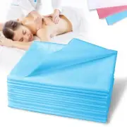 20PCS Massage Table Sheets Disposable Spa Bed Sheets Waterproof Bed Blue