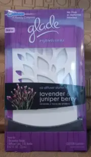 1 New Glade Expressions Starter Kit Lavender & Juniper Berry
