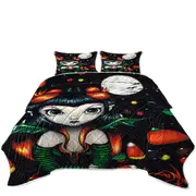 Cute Fairy Candy Corns Halloween Treats Coverlet