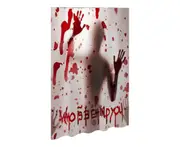 Shower Curtain Waterproof Washable Decorative Halloween Shower Curtain Home Party Decor for Gift-I
