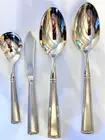 Gorham Silver Frosted 4 Piece Serving Set, Stainless, NIB