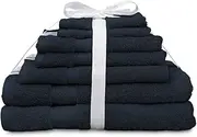 [ALGODON] St Regis Collection Towel, Navy (7 Pieces)
