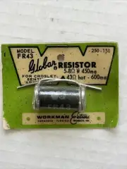 Workman FR43 Globar Resistor 600mA for Filament Ckts