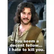 THE PRINCESS BRIDE YOU SEEM A DECENT FELLOW ATA-BOY MAGNET NEW
