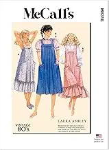 McCall's Misses' Dresses and Blouses Sewing Pattern Kit by Laura Ashley, Design Code M8318, Sizes 6-8-10-12-14