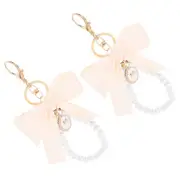 2 Pcs Car Accessories Miss Purse Key Chain Keychain for Backpacks