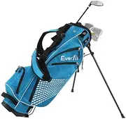 My Store Everfit Golf Clubs Set Junior Right Handed Golf Wedges Iron Golf Stand Bag