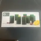 Fortessa Jupiter Green 13oz Beaded Design Texture Tumbler Gobelets 8-pack
