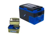 Kings Escape 30 portable Fridge Freezer + 37 Piece Six-Person Picnic Set