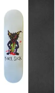 Fancy Lad Skateboards Power Suck 8.25" Skateboard Deck + griptape