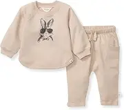 [Burt's Bees Baby] baby-boys Shirt and Pant Set, Top & Bottom Outfit Bundle, 100% Organic Cotton