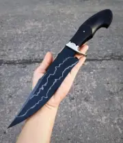 16 Inch Handmade 5160 High Carbon Steel Bowie Knife Camping Knife With Cover