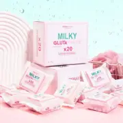 10bars/ 1box Kiesha white Milky gluta White Soap 70g