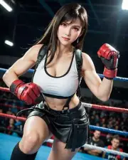 Tifa Final Fantasy 7 Pin-Up Fan Art Print Poster Size A3 JAPAN 297×420mm 314