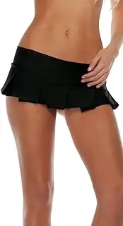 [Starline] Costumes Pleated Solid Mini Skirt