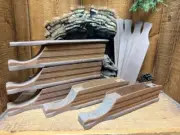 CLEARANCE ITEMS 5- Mahogany / Walnut Box call kits w/ Walnut Lids