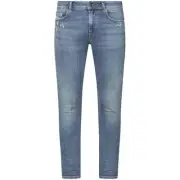 Diesel 1979 Sleenker Plain Blue Denim Jeans