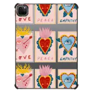 iPad Pro 11-inch (3rd/4th gen) iPad Impact Case SACRED HEARTS IPAD CASE BY AF ILLUSTRATIONS