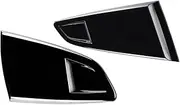 Car Side Window Quarter Louver Side Vent Scoop Cover Trim Rear Window Side Vent Compatible for Ford Mustang 2015-2020 2Dr Coupe