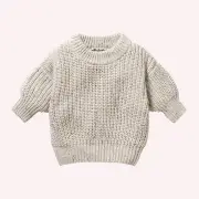 Organic Knitted Jumper - Cookie and Cream by Wilson and Frenchy | the memo