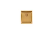 AGUZZO Stainless Steel Kitchen and Laundry Sink - 390mm Single Bowl - Brushed Gold - Top/Under Mount