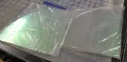 Half sheet of blue gold Dichroic Glass CBS by Sandberg 33 coe borosilicate glass