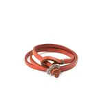 MOTO - LBC-03 LEATHER BRACELET (PINK) 手環 皮革手環 皮革手圈銀 印地安 銀飾