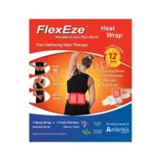 NEW FlexEze Heat Wrap (1 x Body Wrap and 2 x Heat Patches) Flex Eze Set