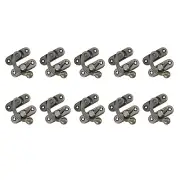 Hook Lock Clasp (32mmx28mm) 50Pcs,for Home Kitchen Drawer, Bronze Tone
