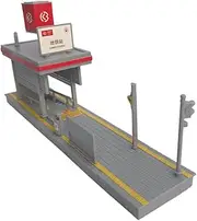 HOOTNEE Subway Platform Model for Boys and Girls Simulation Railway Scene Portable Toy Set
