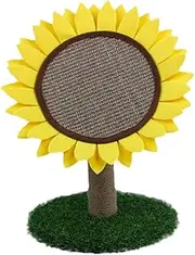 GANAZONO 1Pc Sunflower Cat Scratching Post Grinding Claws for Cats Durable Cat Scratch Board Design for Play and Claw Maintenance