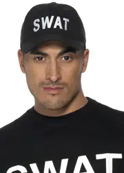 SWAT Commander Adult Costume Cap