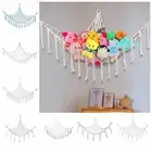 Bedroom Corner Nursery Toys Storage Net Stuffed Animals Hammock Net Room Decor