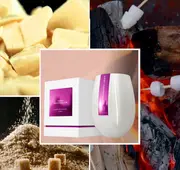 Sweet Marshmallow - Creamy Vanilla Bean, White Chocolate & Brown Sugar Natural Soy Scented Candle 80hr Burn