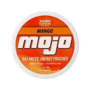 Mojo™ Balanced Energy Pouches | Healthier Energy Drink 5 Cans of Mango Can, Bag