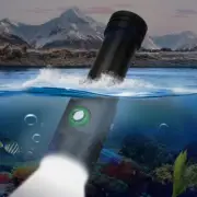 BORUIT Led Scuba Diving Flashlight Torch Underwater 100M Light Y2 Rechargeable