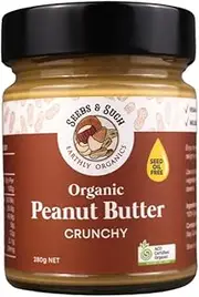Seeds & Such Organic Peanut Butter - Crunchy 280g