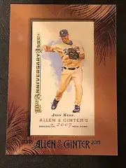 2015 TOPPS ALLEN AND GINTER Jeff Kent BUYBACK 10th ANNIVERSARY FRAMED SP