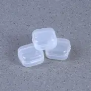 24 Pcs Small Plastic Box Transparent Mini Pvc Rectangular Clear Case