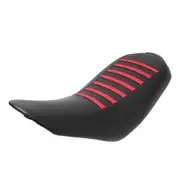 For Yamaha Raptor 700 700 R 2006-2022 PVC Rubber Seat Cover Motorcycle Waterproof Soft Seat Cover Anti-slip Grain Pattern red