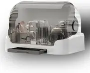 Baby Bottle Storage,Bottle Drying Rack,Storage Box,Drain Tray,Dustproof Placement Tool,for Home/Kitchen/Indoor/Outdoor and Traveling
